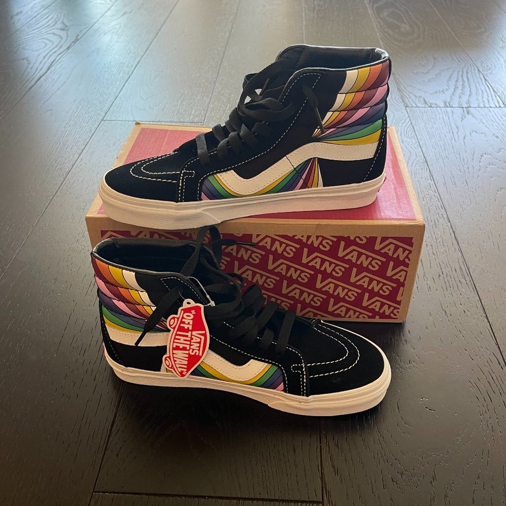 NWT Sk8-Hi Vans Multicolor - US Mens 6.5